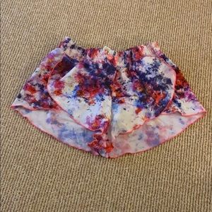 Athleta multi-colored athletic swim shorts